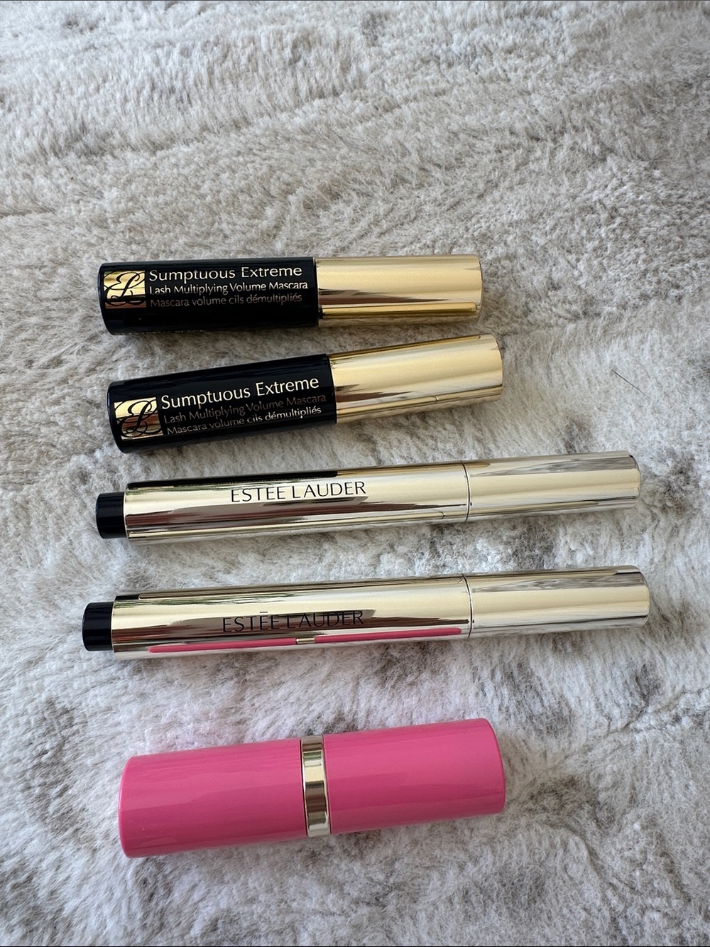 Estee Lauder pure color glossstick MELTED ROSE Rose Tea - LIPSTICK - mascara